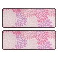 thumbnail image 1 of Kitchen Rugs Sets Of 2,Pink Floral and Petal Pattern Anti Fatigue Kitchen Mat Rugs Non Slip Washable,Decorative Kitchen Floor Mats for Kitchen,Sink,Laundry,17"x47"+17"x47", 1 of 5