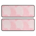 thumbnail image 1 of Kitchen Rugs Sets Of 2,Pink Floral and Petal Pattern Anti Fatigue Kitchen Mat Rugs Non Slip Washable,Decorative Kitchen Floor Mats for Kitchen,Sink,Laundry,17"x47"+17"x47", 1 of 5