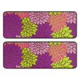 thumbnail image 1 of Kitchen Rugs Sets Of 2,Pink Floral and Petal Pattern Anti Fatigue Kitchen Mat Rugs Non Slip Washable,Decorative Kitchen Floor Mats for Kitchen,Sink,Laundry,17"x47"+17"x47", 1 of 5