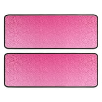 Kitchen Rugs Sets Of 2,Pink Gradient Leopard Print Anti Fatigue Kitchen Mat Rugs Non Slip Washable,Decorative Kitchen Floor Mats for Kitchen,Sink,Laundry,17"x47" 17"x47"