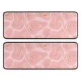 thumbnail image 1 of Kitchen Rugs Sets Of 2,Pink Marble Gold Pattern Anti Fatigue Kitchen Mat Rugs Non Slip Washable,Decorative Kitchen Floor Mats for Kitchen,Sink,Laundry,17"x47"+17"x47", 1 of 5