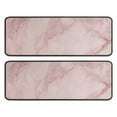 thumbnail image 1 of Kitchen Rugs Sets Of 2,Pink Marble Pattern Anti Fatigue Kitchen Mat Rugs Non Slip Washable,Decorative Kitchen Floor Mats for Kitchen,Sink,Laundry,17"x47"+17"x47", 1 of 5