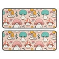 thumbnail image 1 of Kitchen Rugs Sets Of 2,Pink Mushroom Cartoon Light Pattern Anti Fatigue Kitchen Mat Rugs Non Slip Washable,Decorative Kitchen Floor Mats for Kitchen,Sink,Laundry,17"x47"+17"x47", 1 of 5