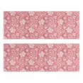 thumbnail image 1 of Kitchen Rugs Sets Of 2,Pink Pioneer Flower and Paisley Pattern Anti Fatigue Kitchen Mat Rugs Non Slip Washable,Decorative Kitchen Floor Mats for Kitchen,Sink,Laundry,17"X47", 1 of 5