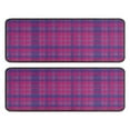 thumbnail image 1 of Kitchen Rugs Sets Of 2,Pink Purple Checkered Pattern Anti Fatigue Kitchen Mat Rugs Non Slip Washable,Decorative Kitchen Floor Mats for Kitchen,Sink,Laundry,17"x47"+17"x47", 1 of 5