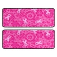 thumbnail image 1 of Kitchen Rugs Sets Of 2,Pink Ribbon Pattern Anti Fatigue Kitchen Mat Rugs Non Slip Washable,Decorative Kitchen Floor Mats for Kitchen,Sink,Laundry,17"x47"+17"x47", 1 of 5