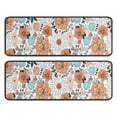 thumbnail image 1 of Kitchen Rugs Sets Of 2,Pioneer Flower Floral Print Pattern Anti Fatigue Kitchen Mat Rugs Non Slip Washable,Decorative Kitchen Floor Mats for Kitchen,Sink,Laundry,17"x47"+17"x47", 1 of 5