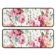 thumbnail image 1 of Kitchen Rugs Sets Of 2,Pioneer Flower Floral Print Pattern Anti Fatigue Kitchen Mat Rugs Non Slip Washable,Decorative Kitchen Floor Mats for Kitchen,Sink,Laundry,17"x47"+17"x47", 1 of 5