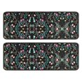 thumbnail image 1 of Kitchen Rugs Sets Of 2,Pioneer Flower Floral Print Pattern Anti Fatigue Kitchen Mat Rugs Non Slip Washable,Decorative Kitchen Floor Mats for Kitchen,Sink,Laundry,17"x47"+17"x47", 1 of 5
