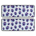 thumbnail image 1 of Kitchen Rugs Sets Of 2,Pioneer Flower Floral Print Pattern Anti Fatigue Kitchen Mat Rugs Non Slip Washable,Decorative Kitchen Floor Mats for Kitchen,Sink,Laundry,17"x47"+17"x47", 1 of 5