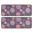 thumbnail image 1 of Kitchen Rugs Sets Of 2,Pioneer Flower Floral Print Pattern Anti Fatigue Kitchen Mat Rugs Non Slip Washable,Decorative Kitchen Floor Mats for Kitchen,Sink,Laundry,17"x47"+17"x47", 1 of 5