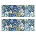 thumbnail image 1 of Kitchen Rugs Sets Of 2,Pioneer Flower Floral Print Pattern Anti Fatigue Kitchen Mat Rugs Non Slip Washable,Decorative Kitchen Floor Mats for Kitchen,Sink,Laundry,17"X47", 1 of 5