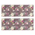 thumbnail image 1 of Kitchen Rugs Sets Of 2,Pioneer Flower Floral Print Pattern Anti Fatigue Kitchen Mat Rugs Non Slip Washable,Decorative Kitchen Floor Mats for Kitchen,Sink,Laundry,17"X47", 1 of 5