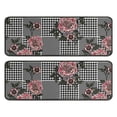 thumbnail image 1 of Kitchen Rugs Sets Of 2,Pioneer Flower Floral Print Pattern Anti Fatigue Kitchen Mat Rugs Non Slip Washable,Decorative Kitchen Floor Mats for Kitchen,Sink,Laundry,17"x47"+17"x47", 1 of 5