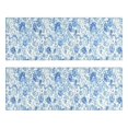 thumbnail image 1 of Kitchen Rugs Sets Of 2,Pioneer Flower Floral Print Pattern Anti Fatigue Kitchen Mat Rugs Non Slip Washable,Decorative Kitchen Floor Mats for Kitchen,Sink,Laundry,17"X47", 1 of 5