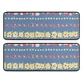 thumbnail image 1 of Kitchen Rugs Sets Of 2,Pioneer Flower Floral Print Pattern Anti Fatigue Kitchen Mat Rugs Non Slip Washable,Decorative Kitchen Floor Mats for Kitchen,Sink,Laundry,17"x47"+17"x47", 1 of 5