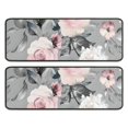 thumbnail image 1 of Kitchen Rugs Sets Of 2,Pioneer Flower Floral Print Pattern Anti Fatigue Kitchen Mat Rugs Non Slip Washable,Decorative Kitchen Floor Mats for Kitchen,Sink,Laundry,17"x47"+17"x47", 1 of 5