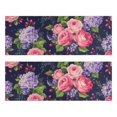 thumbnail image 1 of Kitchen Rugs Sets Of 2,Pioneer Flower Floral Print Pattern Anti Fatigue Kitchen Mat Rugs Non Slip Washable,Decorative Kitchen Floor Mats for Kitchen,Sink,Laundry,17"X47", 1 of 5