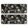 thumbnail image 1 of Kitchen Rugs Sets Of 2,Pioneer Flower Floral Print Pattern Anti Fatigue Kitchen Mat Rugs Non Slip Washable,Decorative Kitchen Floor Mats for Kitchen,Sink,Laundry,17"x47"+17"x47", 1 of 5