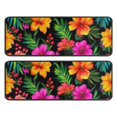 thumbnail image 1 of Kitchen Rugs Sets Of 2,Pioneer Flower Floral Print Pattern Anti Fatigue Kitchen Mat Rugs Non Slip Washable,Decorative Kitchen Floor Mats for Kitchen,Sink,Laundry,17"x47"+17"x47", 1 of 5