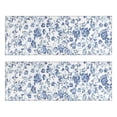 thumbnail image 1 of Kitchen Rugs Sets Of 2,Pioneer Flower Floral Print Pattern Anti Fatigue Kitchen Mat Rugs Non Slip Washable,Decorative Kitchen Floor Mats for Kitchen,Sink,Laundry,17"X47", 1 of 5