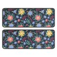 thumbnail image 1 of Kitchen Rugs Sets Of 2,Pioneer Flower Floral Print Pattern Anti Fatigue Kitchen Mat Rugs Non Slip Washable,Decorative Kitchen Floor Mats for Kitchen,Sink,Laundry,17"x47"+17"x47", 1 of 5