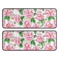 thumbnail image 1 of Kitchen Rugs Sets Of 2,Pioneer Flower Floral Print Pattern Anti Fatigue Kitchen Mat Rugs Non Slip Washable,Decorative Kitchen Floor Mats for Kitchen,Sink,Laundry,17"x47"+17"x47", 1 of 5