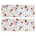 thumbnail image 1 of Kitchen Rugs Sets Of 2,Pioneer Flower Floral Print Pattern Anti Fatigue Kitchen Mat Rugs Non Slip Washable,Decorative Kitchen Floor Mats for Kitchen,Sink,Laundry,17"X47", 1 of 5