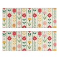 thumbnail image 1 of Kitchen Rugs Sets Of 2,Pioneer Flower Floral Print Pattern Anti Fatigue Kitchen Mat Rugs Non Slip Washable,Decorative Kitchen Floor Mats for Kitchen,Sink,Laundry,17"X47", 1 of 5
