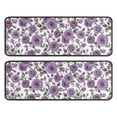 thumbnail image 1 of Kitchen Rugs Sets Of 2,Pioneer Flower Floral Print Pattern Anti Fatigue Kitchen Mat Rugs Non Slip Washable,Decorative Kitchen Floor Mats for Kitchen,Sink,Laundry,17"x47"+17"x47", 1 of 5