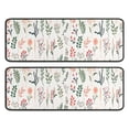 thumbnail image 1 of Kitchen Rugs Sets Of 2,Pioneer Flower Floral Print Pattern Anti Fatigue Kitchen Mat Rugs Non Slip Washable,Decorative Kitchen Floor Mats for Kitchen,Sink,Laundry,17"x47"+17"x47", 1 of 5