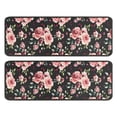 thumbnail image 1 of Kitchen Rugs Sets Of 2,Pioneer Flower Floral Print Pattern Anti Fatigue Kitchen Mat Rugs Non Slip Washable,Decorative Kitchen Floor Mats for Kitchen,Sink,Laundry,17"x47"+17"x47", 1 of 5