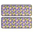 thumbnail image 1 of Kitchen Rugs Sets Of 2,Pioneer Flower Floral Print Pattern Anti Fatigue Kitchen Mat Rugs Non Slip Washable,Decorative Kitchen Floor Mats for Kitchen,Sink,Laundry,17"x47"+17"x47", 1 of 5