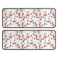 thumbnail image 1 of Kitchen Rugs Sets Of 2,Pioneer Flower Floral Print Pattern Anti Fatigue Kitchen Mat Rugs Non Slip Washable,Decorative Kitchen Floor Mats for Kitchen,Sink,Laundry,17"x47"+17"x47", 1 of 5