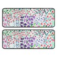 thumbnail image 1 of Kitchen Rugs Sets Of 2,Pioneer Flower Floral Print Pattern Anti Fatigue Kitchen Mat Rugs Non Slip Washable,Decorative Kitchen Floor Mats for Kitchen,Sink,Laundry,17"x47"+17"x47", 1 of 5