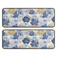 thumbnail image 1 of Kitchen Rugs Sets Of 2,Pioneer Flower Floral Print Pattern Anti Fatigue Kitchen Mat Rugs Non Slip Washable,Decorative Kitchen Floor Mats for Kitchen,Sink,Laundry,17"x47"+17"x47", 1 of 5
