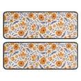 thumbnail image 1 of Kitchen Rugs Sets Of 2,Pioneer Flower Floral Print Pattern Anti Fatigue Kitchen Mat Rugs Non Slip Washable,Decorative Kitchen Floor Mats for Kitchen,Sink,Laundry,17"x47"+17"x47", 1 of 5