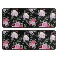 thumbnail image 1 of Kitchen Rugs Sets Of 2,Pioneer Flower Floral Print Pattern Anti Fatigue Kitchen Mat Rugs Non Slip Washable,Decorative Kitchen Floor Mats for Kitchen,Sink,Laundry,17"x47"+17"x47", 1 of 5