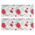 thumbnail image 1 of Kitchen Rugs Sets Of 2,Pioneer Flower Floral Print Pattern Anti Fatigue Kitchen Mat Rugs Non Slip Washable,Decorative Kitchen Floor Mats for Kitchen,Sink,Laundry,17"X47", 1 of 5