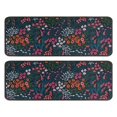 thumbnail image 1 of Kitchen Rugs Sets Of 2,Pioneer Flower Floral Print Pattern Anti Fatigue Kitchen Mat Rugs Non Slip Washable,Decorative Kitchen Floor Mats for Kitchen,Sink,Laundry,17"x47"+17"x47", 1 of 5