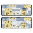 thumbnail image 1 of Kitchen Rugs Sets Of 2,Pioneer Flower Floral Print Pattern Anti Fatigue Kitchen Mat Rugs Non Slip Washable,Decorative Kitchen Floor Mats for Kitchen,Sink,Laundry,17"x47"+17"x47", 1 of 5