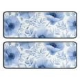 thumbnail image 1 of Kitchen Rugs Sets Of 2,Pioneer Flower Floral Print Pattern Anti Fatigue Kitchen Mat Rugs Non Slip Washable,Decorative Kitchen Floor Mats for Kitchen,Sink,Laundry,17"x47"+17"x47", 1 of 5