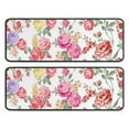 thumbnail image 1 of Kitchen Rugs Sets Of 2,Pioneer Flower Floral Print Pattern Anti Fatigue Kitchen Mat Rugs Non Slip Washable,Decorative Kitchen Floor Mats for Kitchen,Sink,Laundry,17"x47"+17"x47", 1 of 5