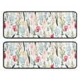 thumbnail image 1 of Kitchen Rugs Sets Of 2,Pioneer Flower Floral Print Pattern Anti Fatigue Kitchen Mat Rugs Non Slip Washable,Decorative Kitchen Floor Mats for Kitchen,Sink,Laundry,17"x47"+17"x47", 1 of 5