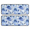 thumbnail image 1 of Kitchen Rugs Sets Of 2,Pioneer Flower Floral Print Pattern Anti Fatigue Kitchen Mat Rugs Non Slip Washable,Decorative Kitchen Floor Mats for Kitchen,Sink,Laundry,17"x47"+17"x47", 1 of 5