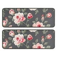 thumbnail image 1 of Kitchen Rugs Sets Of 2,Pioneer Flower Floral Print Pattern Anti Fatigue Kitchen Mat Rugs Non Slip Washable,Decorative Kitchen Floor Mats for Kitchen,Sink,Laundry,17"x47"+17"x47", 1 of 5