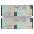 thumbnail image 1 of Kitchen Rugs Sets Of 2,Pioneer Flower Floral Print Pattern Anti Fatigue Kitchen Mat Rugs Non Slip Washable,Decorative Kitchen Floor Mats for Kitchen,Sink,Laundry,17"x47"+17"x47", 1 of 5