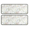 thumbnail image 1 of Kitchen Rugs Sets Of 2,Pioneer Flower Floral Print Pattern Anti Fatigue Kitchen Mat Rugs Non Slip Washable,Decorative Kitchen Floor Mats for Kitchen,Sink,Laundry,17"x47"+17"x47", 1 of 5