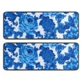 thumbnail image 1 of Kitchen Rugs Sets Of 2,Pioneer Flower Floral Print Pattern Anti Fatigue Kitchen Mat Rugs Non Slip Washable,Decorative Kitchen Floor Mats for Kitchen,Sink,Laundry,17"x47"+17"x47", 1 of 5