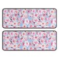 thumbnail image 1 of Kitchen Rugs Sets Of 2,Pioneer Flower Floral Print Pattern Anti Fatigue Kitchen Mat Rugs Non Slip Washable,Decorative Kitchen Floor Mats for Kitchen,Sink,Laundry,17"x47"+17"x47", 1 of 5